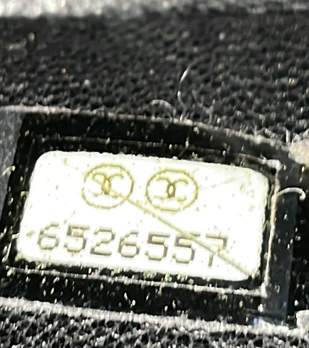 Vintage Chocolate Bar Mademoiselle Chain Flap Bag Quilted Leather Medium