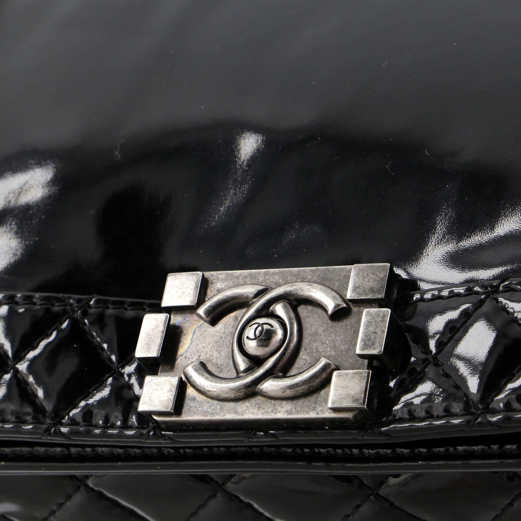 Reverso Boy Flap Bag Patent New Medium