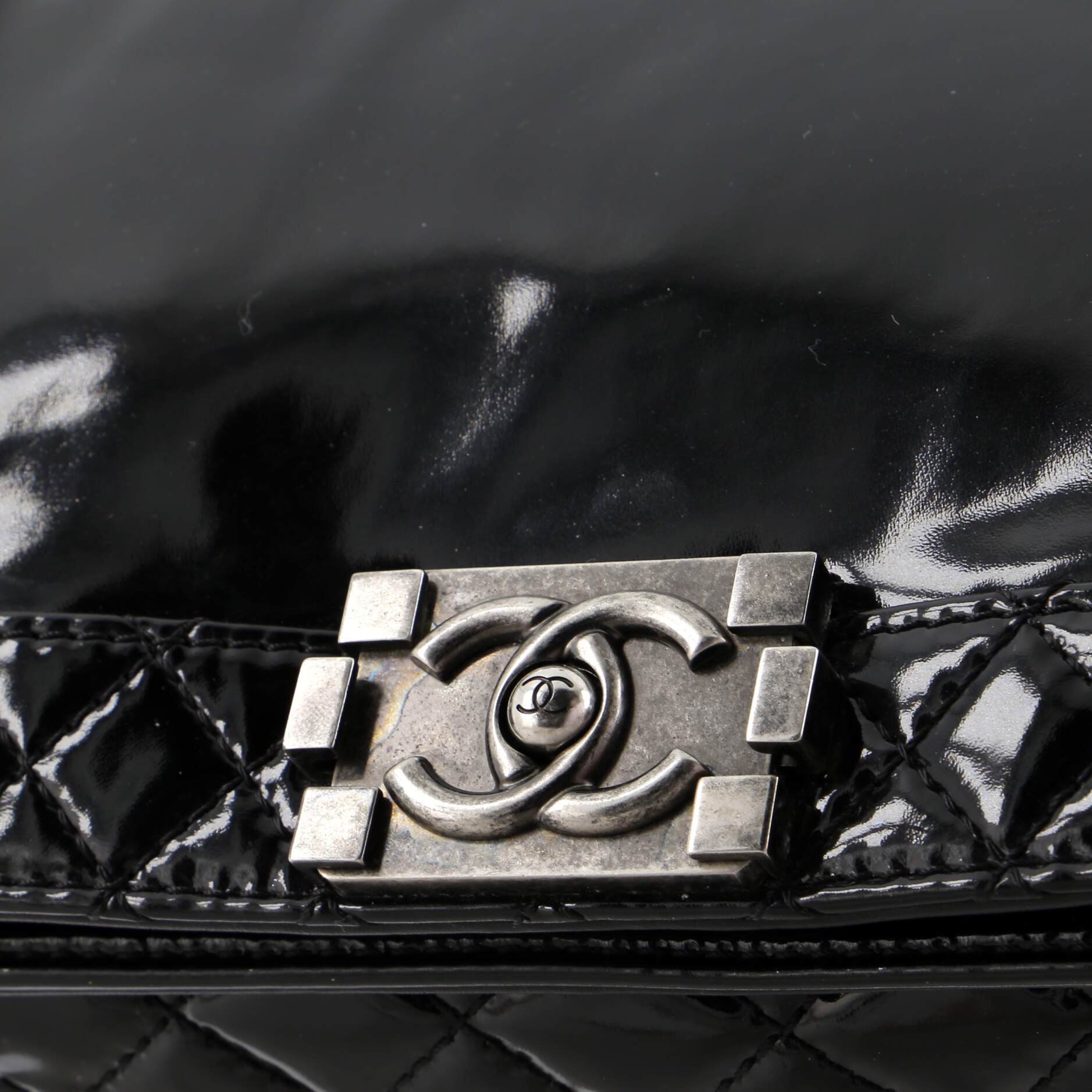 Reverso Boy Flap Bag Patent New Medium