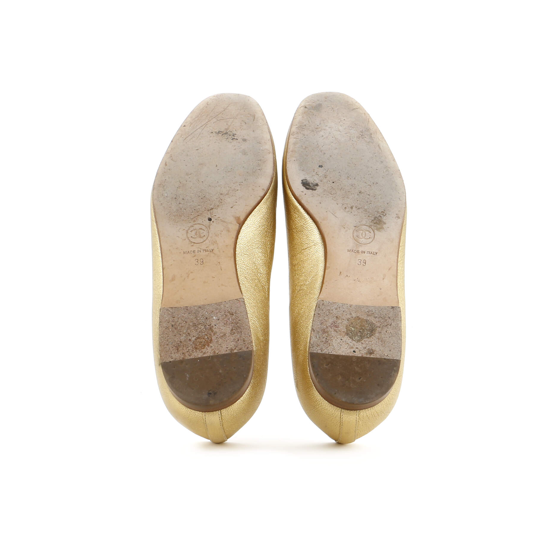 Women's CC Mocassin Loafers Leather with Metal