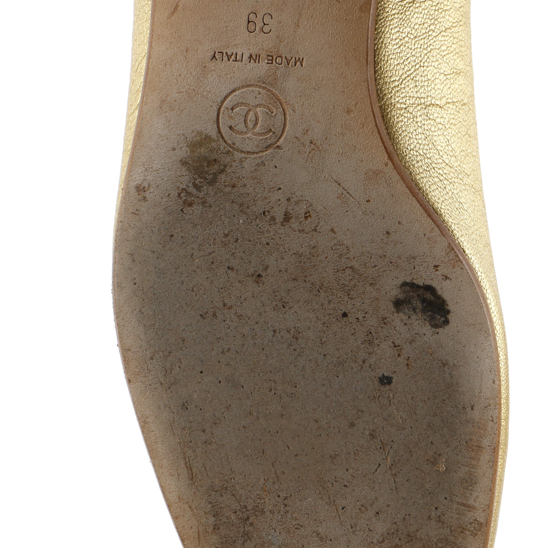 Women's CC Mocassin Loafers Leather with Metal