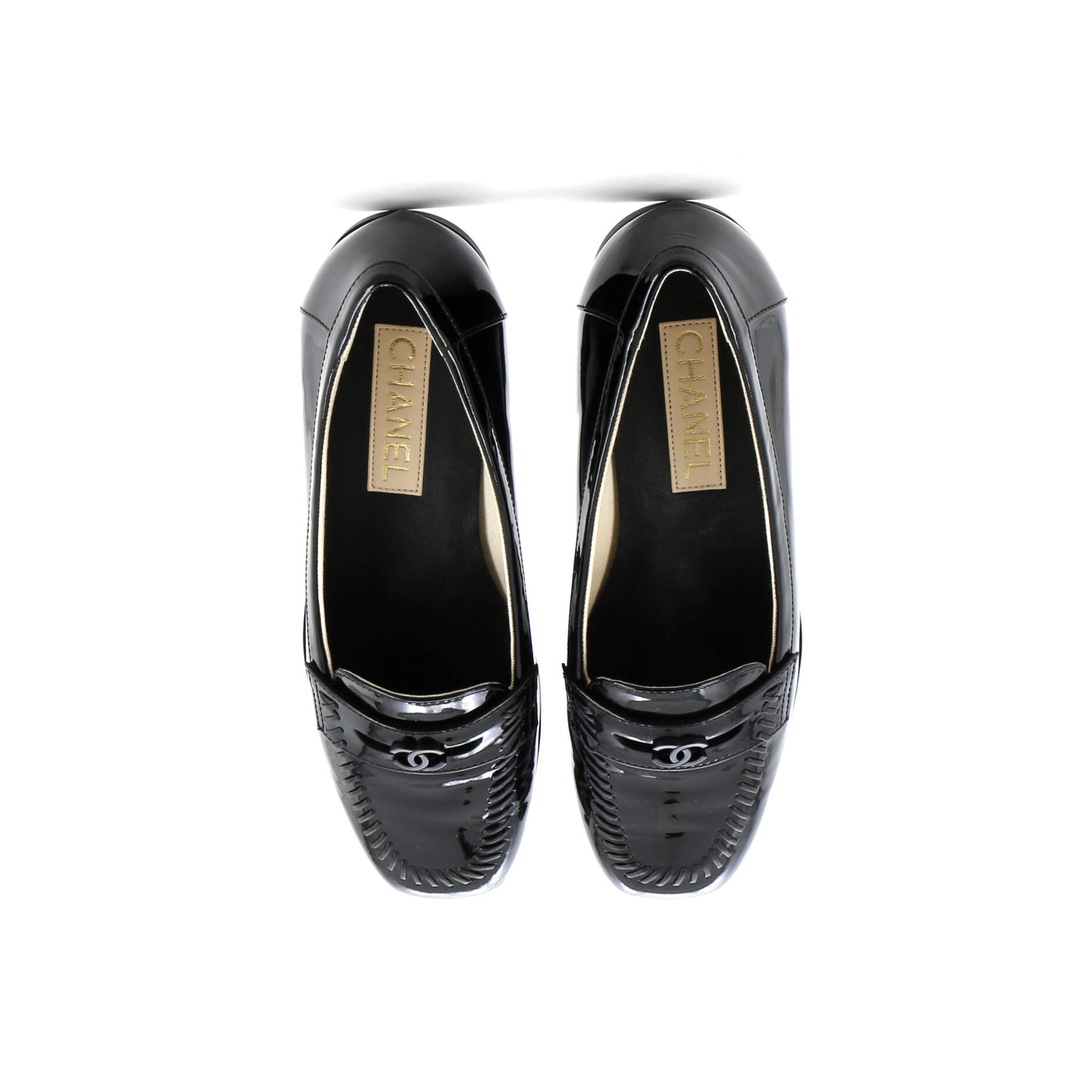 Women's CC Loafers Stitched Patent
