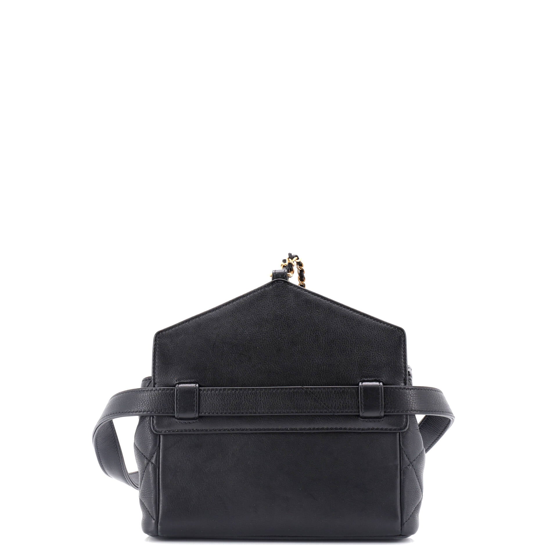 Carry With Chic Chain Flap Waist Bag Quilted Calfskin