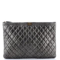 Boy O Case Clutch Quilted Calfskin Large