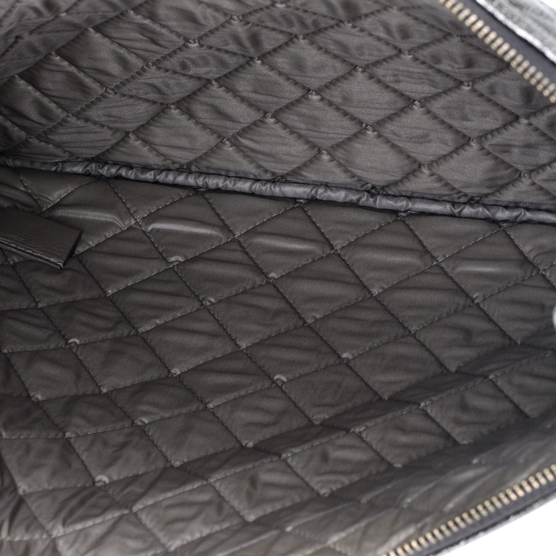 Boy O Case Clutch Quilted Calfskin Large