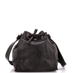 Vintage CC Drawstring Bucket Bag Caviar Small