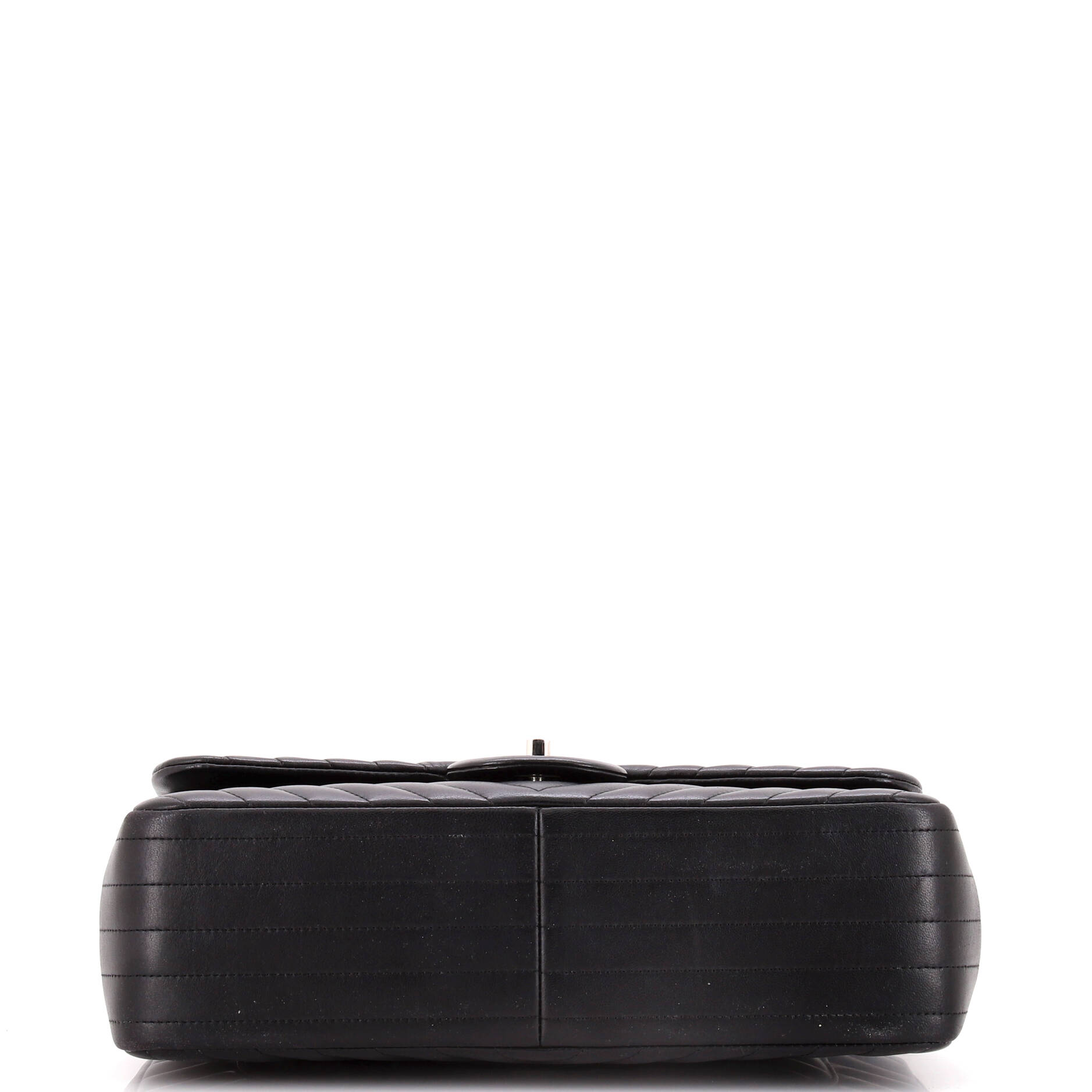 Classic Double Flap Bag Chevron Lambskin Jumbo