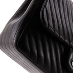 Classic Double Flap Bag Chevron Lambskin Jumbo