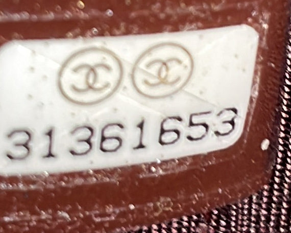 CC Round Vanity Case with Chain Quilted Lambskin Mini