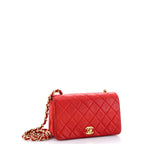 Vintage Full Flap Bag Quilted Lambskin Mini