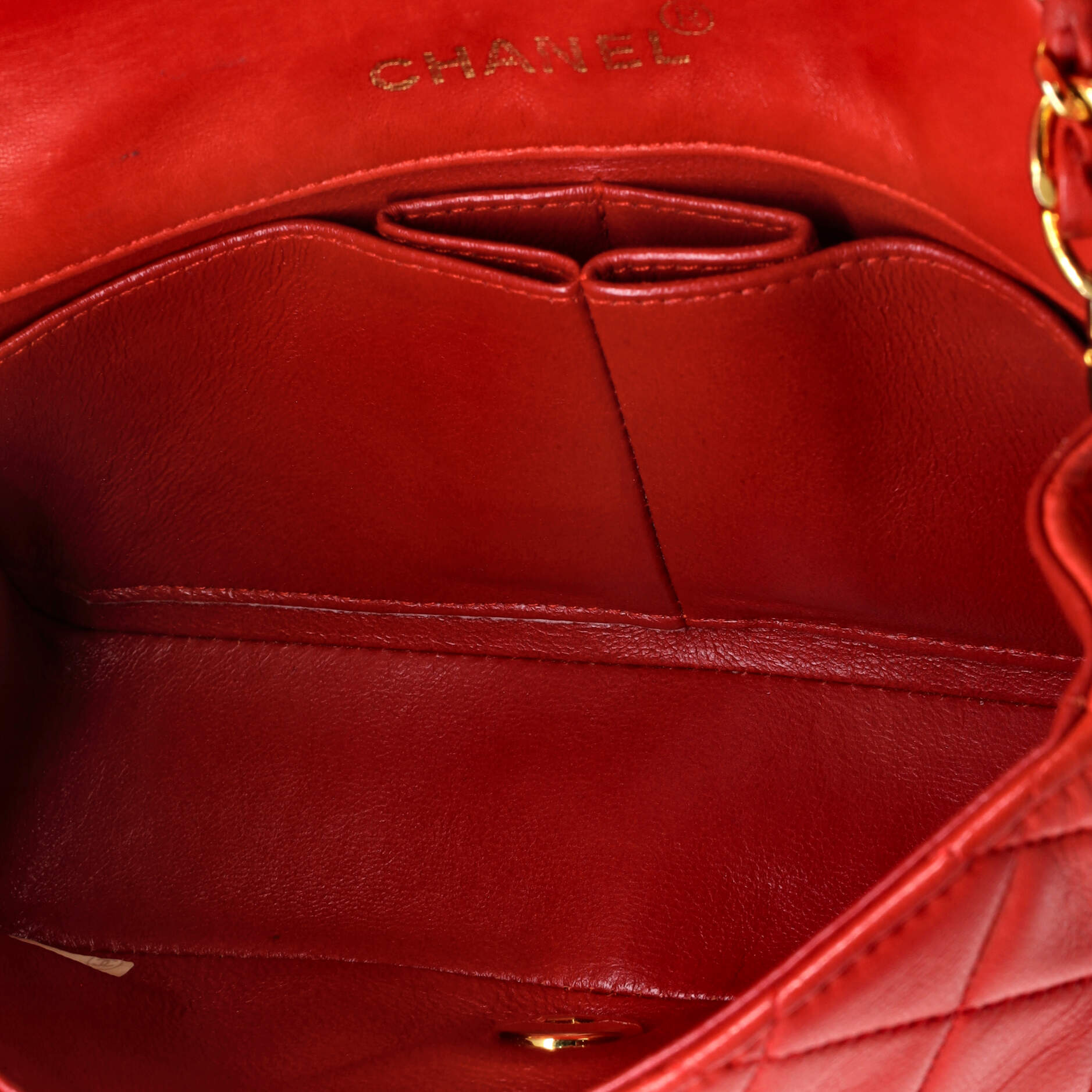 Vintage Full Flap Bag Quilted Lambskin Mini