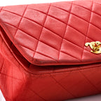Vintage Full Flap Bag Quilted Lambskin Mini