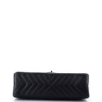 So Black Reissue 2.55 Flap Bag Chevron Sheepskin 226