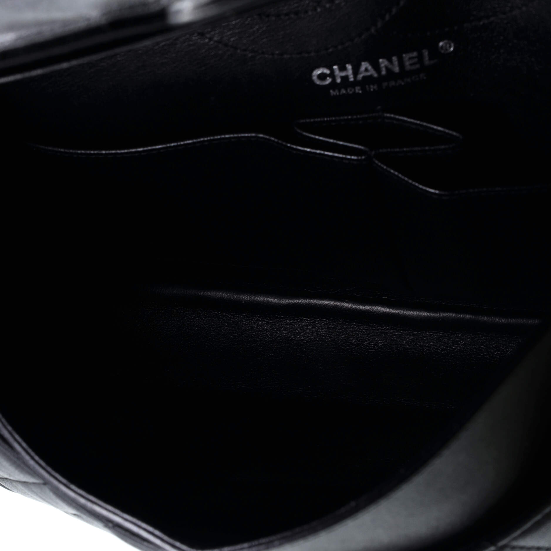 So Black Reissue 2.55 Flap Bag Chevron Sheepskin 226