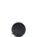 CC Round Vanity Case with Chain Quilted Lambskin Mini