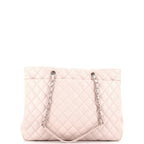 Classic CC Shopping Tote Quilted Caviar Large