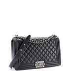 Boy Flap Bag Quilted Calfskin New Medium