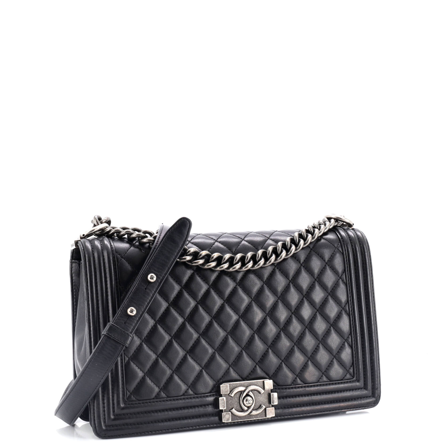 Boy Flap Bag Quilted Calfskin New Medium