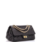 Reissue 2.55 Double Compartment Flap Bag Quilted Aged Calfskin 225