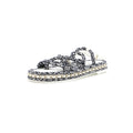 Women's CC Chain Sandals Braided Cord