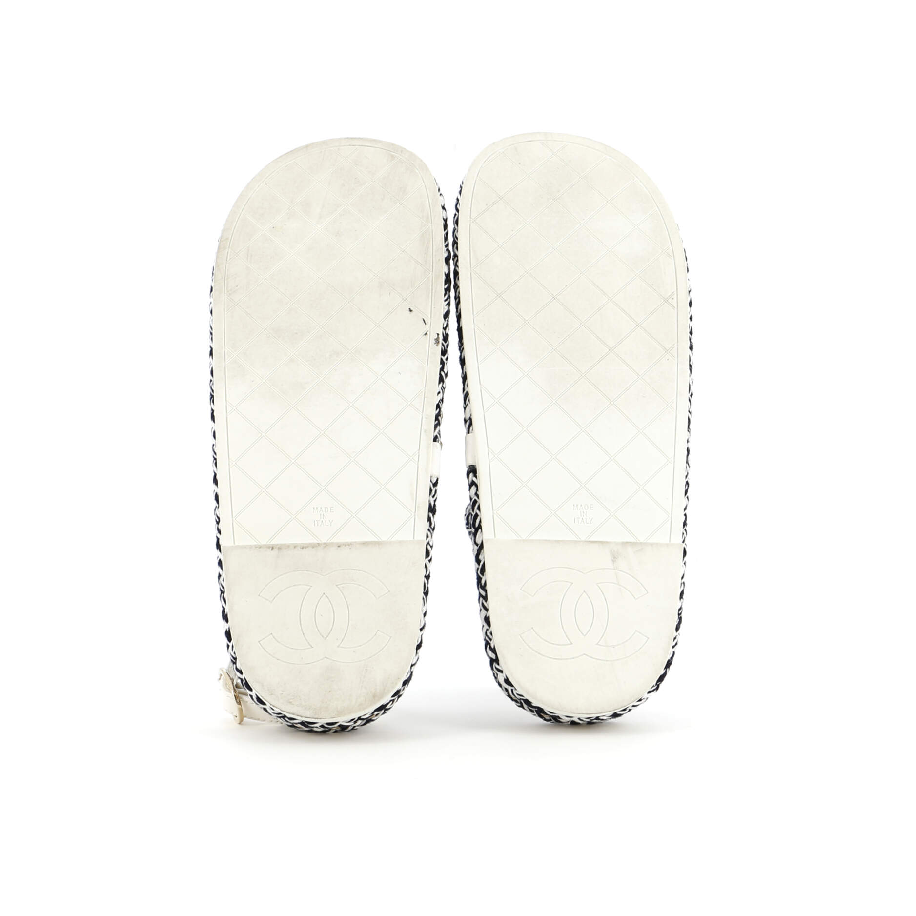 Women's CC Chain Sandals Braided Cord