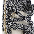 Women's CC Chain Sandals Braided Cord