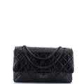 So Black Reissue 2.55 Flap Bag Quilted Glazed Calfskin 226