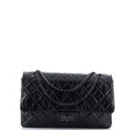So Black Reissue 2.55 Flap Bag Quilted Glazed Calfskin 226