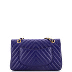 Classic Double Flap Bag Chevron Calfskin Medium