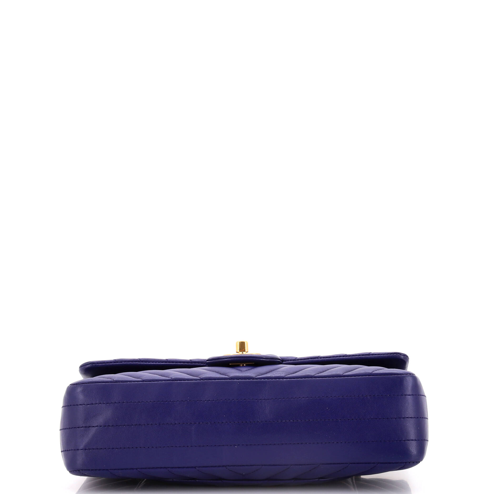 Classic Double Flap Bag Chevron Calfskin Medium