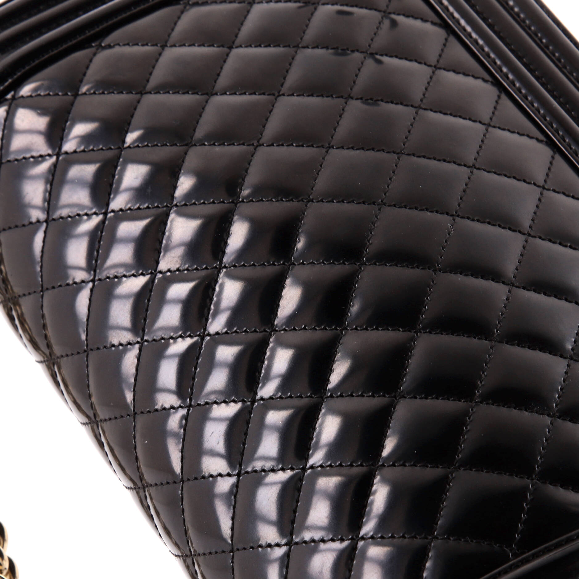 Boy Flap Bag Quilted Iridescent Glazed Calfskin New Medium