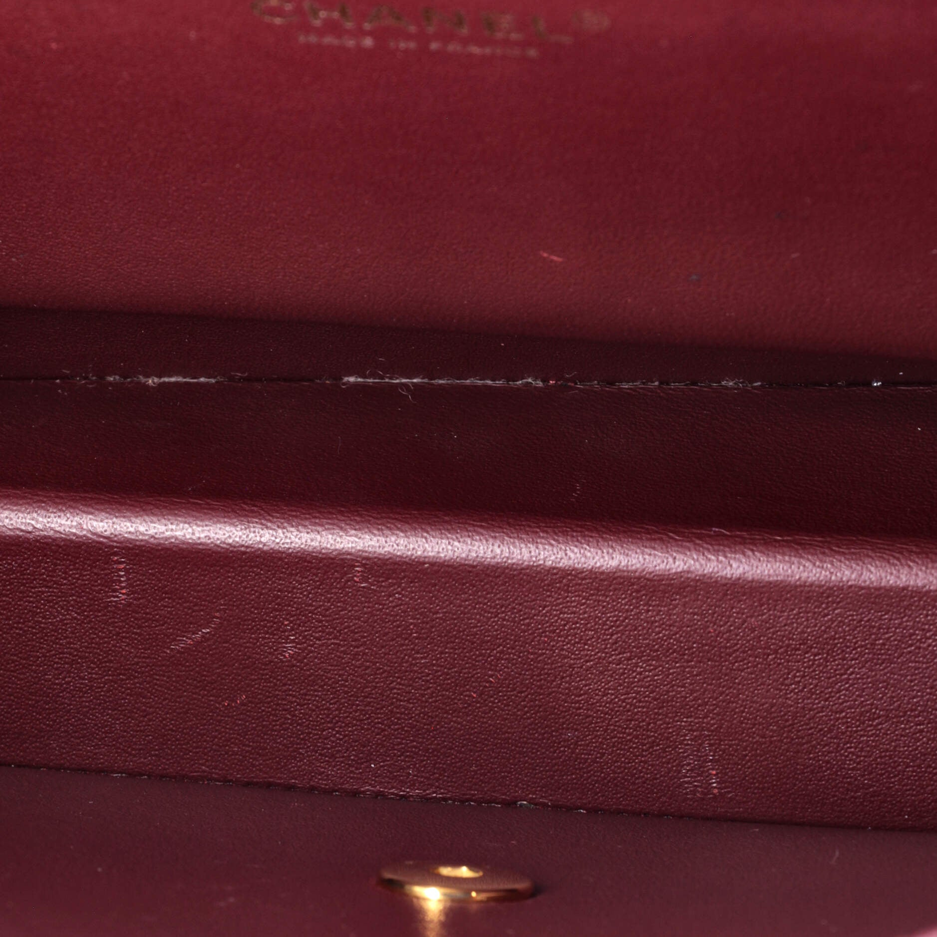 Vintage Square CC Flap Bag Quilted Lambskin Medium