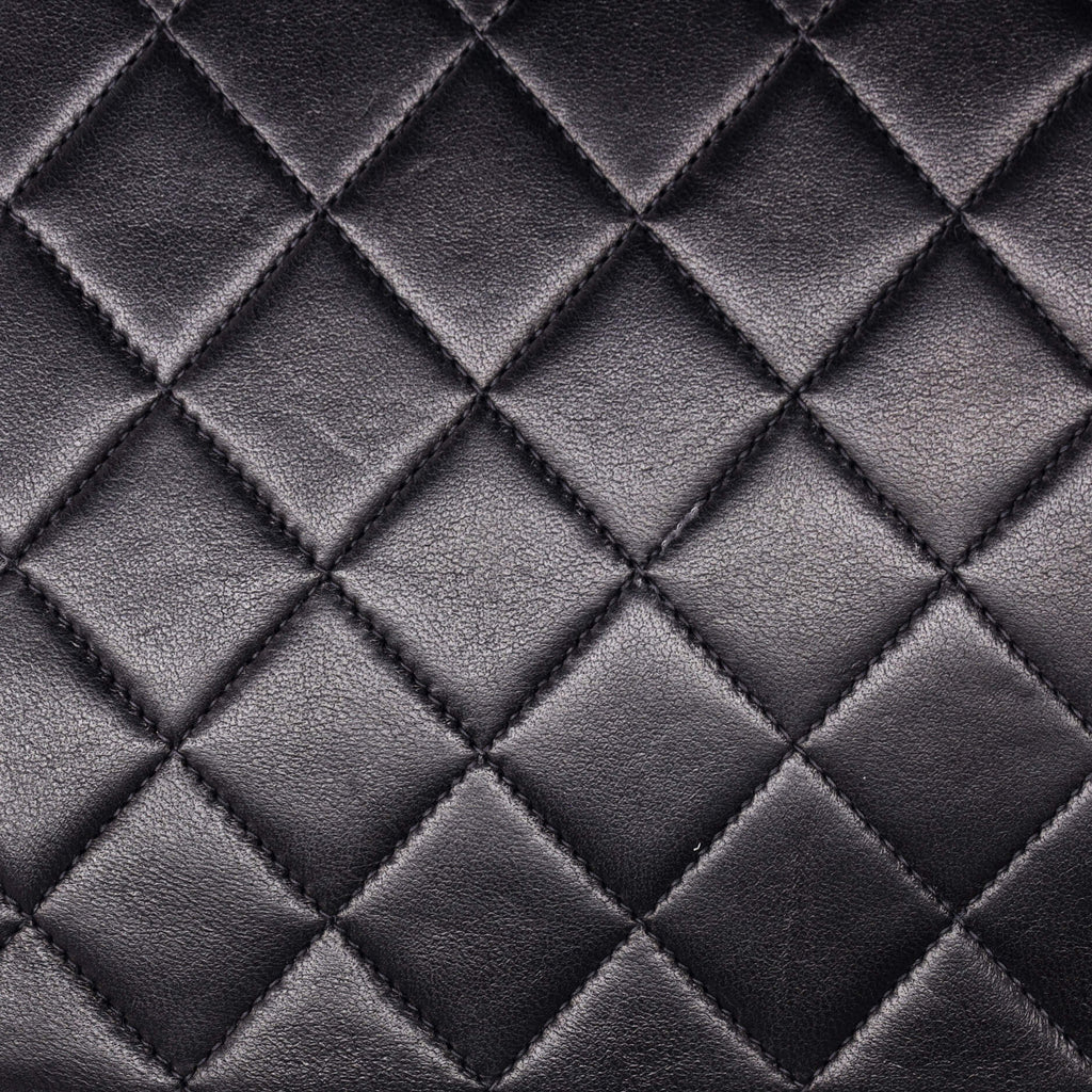 Vintage Square CC Flap Bag Quilted Lambskin Medium