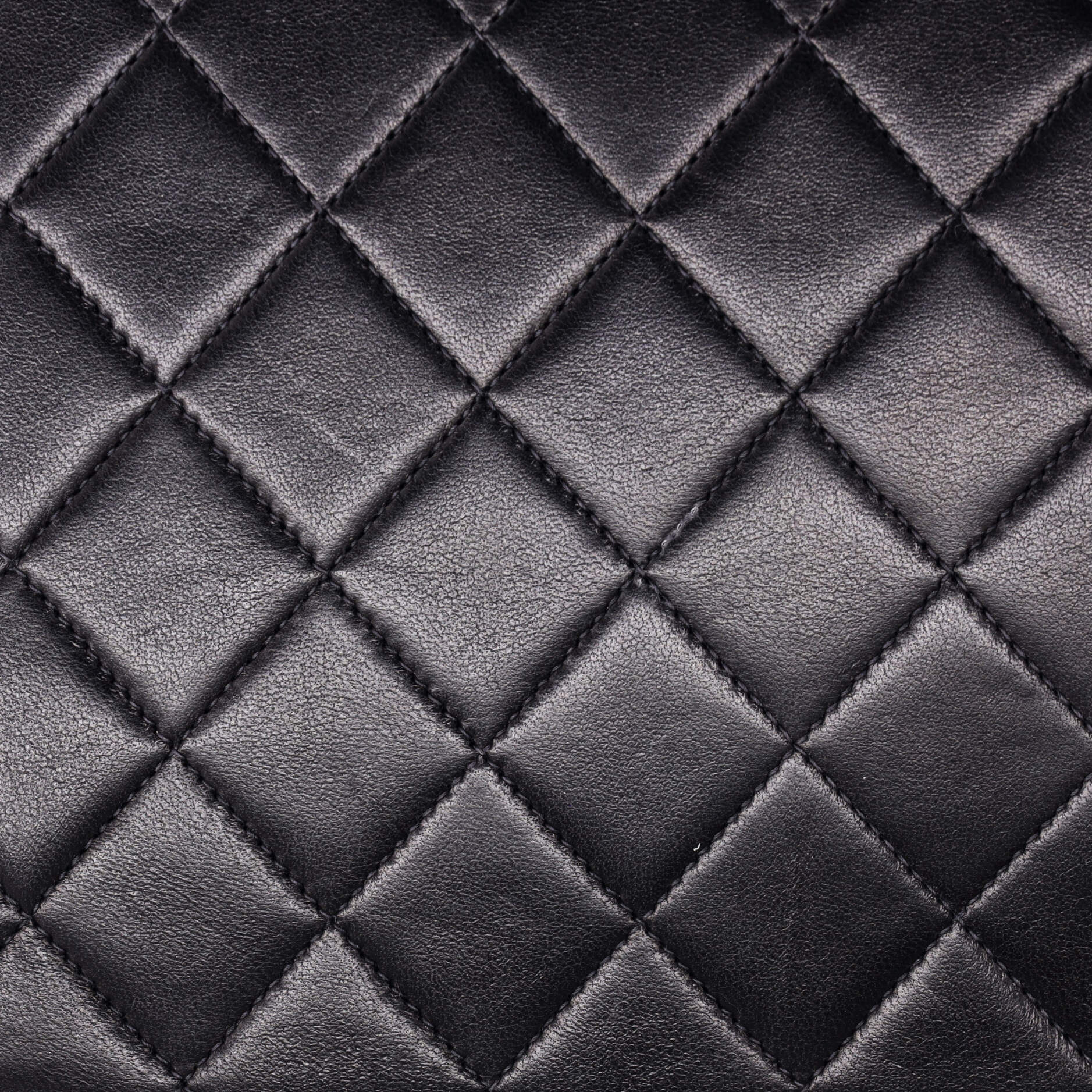 Vintage Square CC Flap Bag Quilted Lambskin Medium