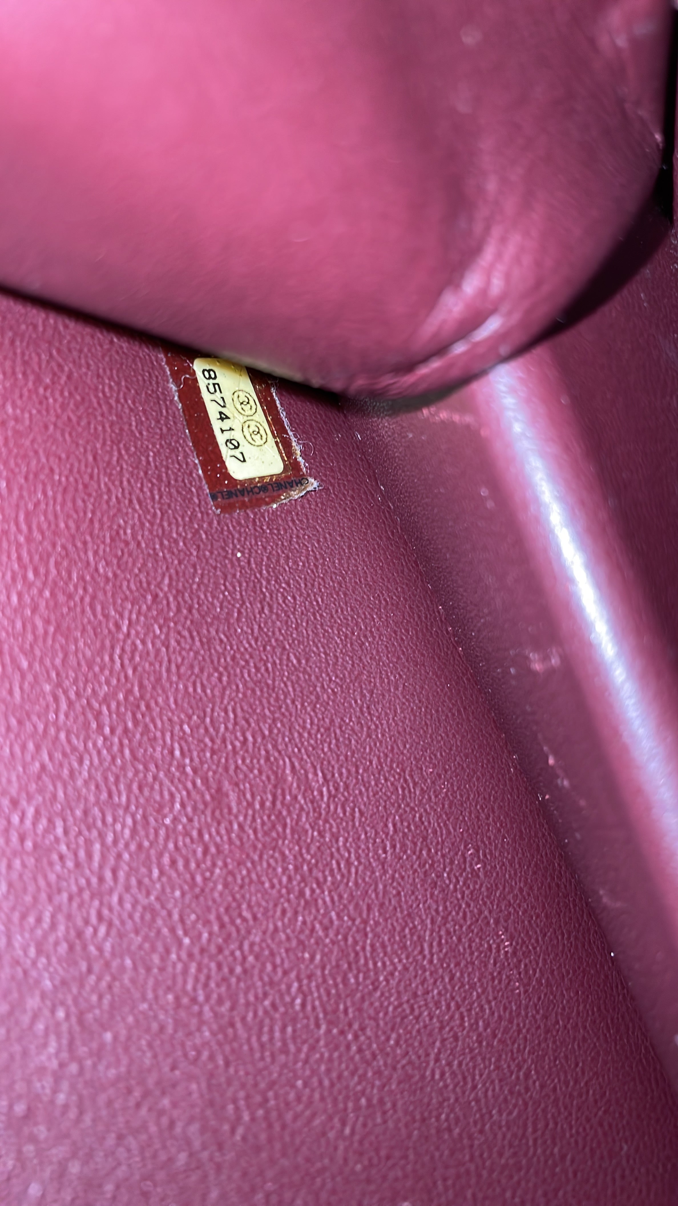 Vintage Square CC Flap Bag Quilted Lambskin Medium