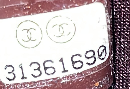 CC Round Vanity Case with Chain Quilted Lambskin Mini