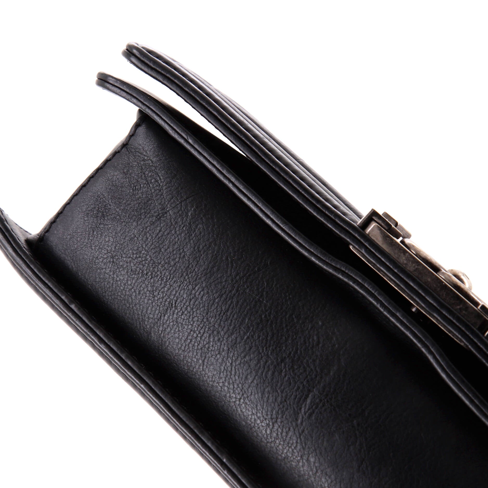 Arabesque Boy Flap Bag Embossed Calfskin Old Medium