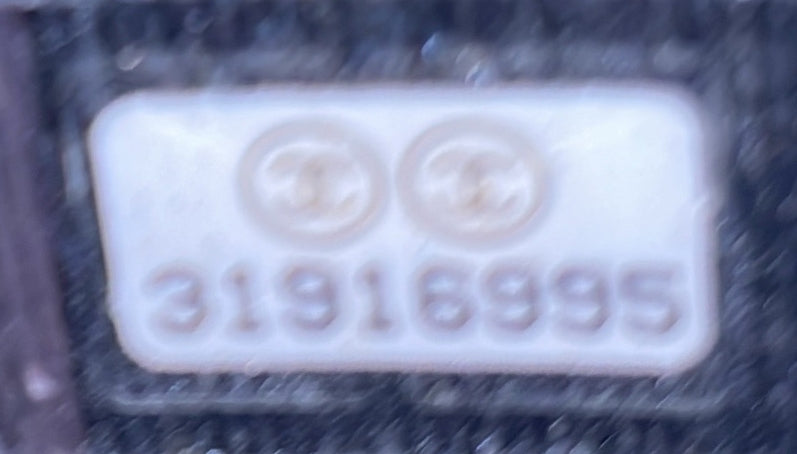 Classic Vanity Top Handle Phone Holder with Chain Quilted Lambskin