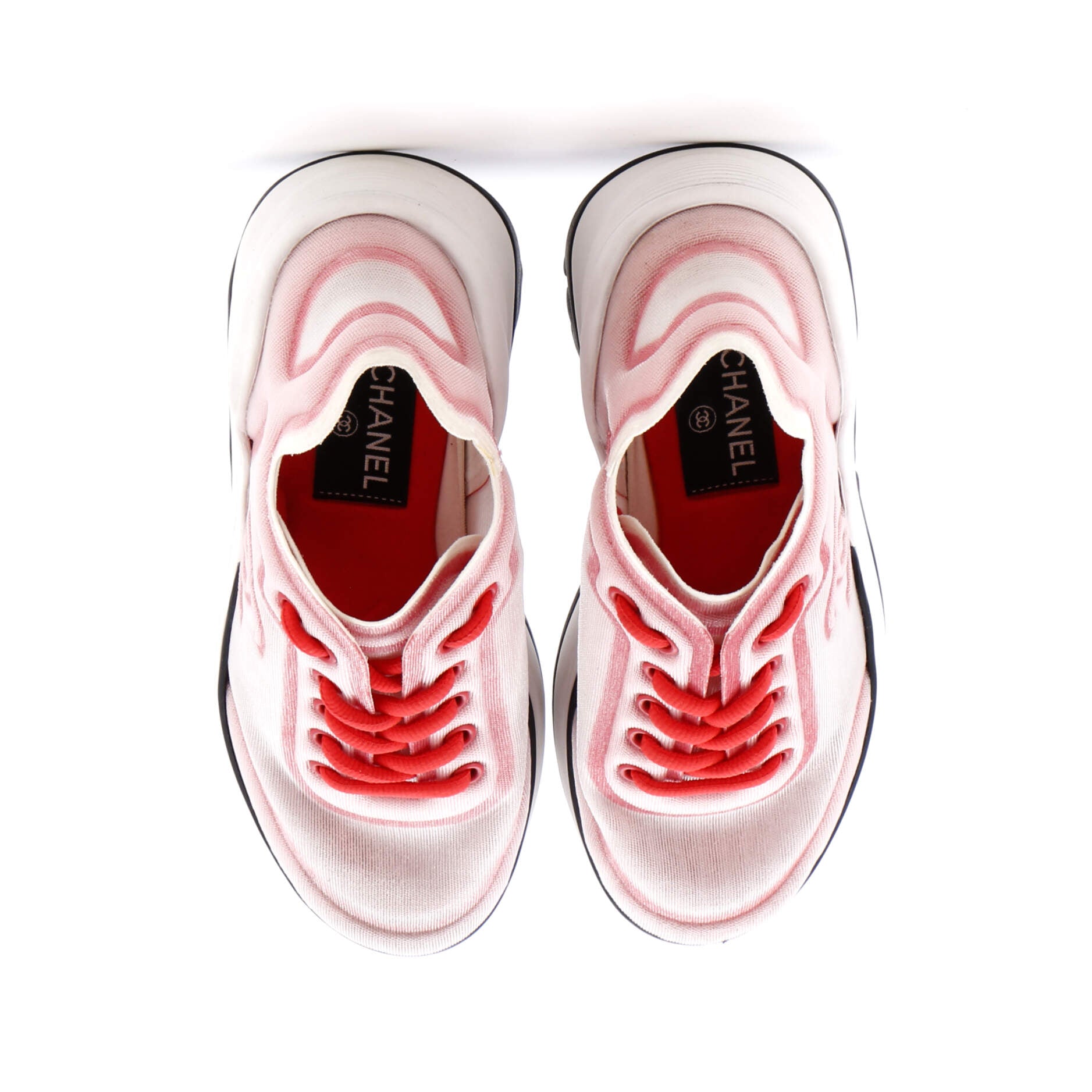 Women's CC Low-Top Sneakers Mesh Lycra