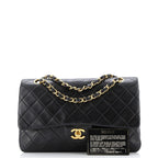 Vintage Classic Double Flap Bag Quilted Lambskin Medium