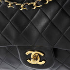 Vintage Classic Double Flap Bag Quilted Lambskin Medium