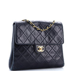 Vintage Square Classic Flap Bag Quilted Lambskin Small