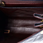 Vintage Square Classic Flap Bag Quilted Lambskin Small