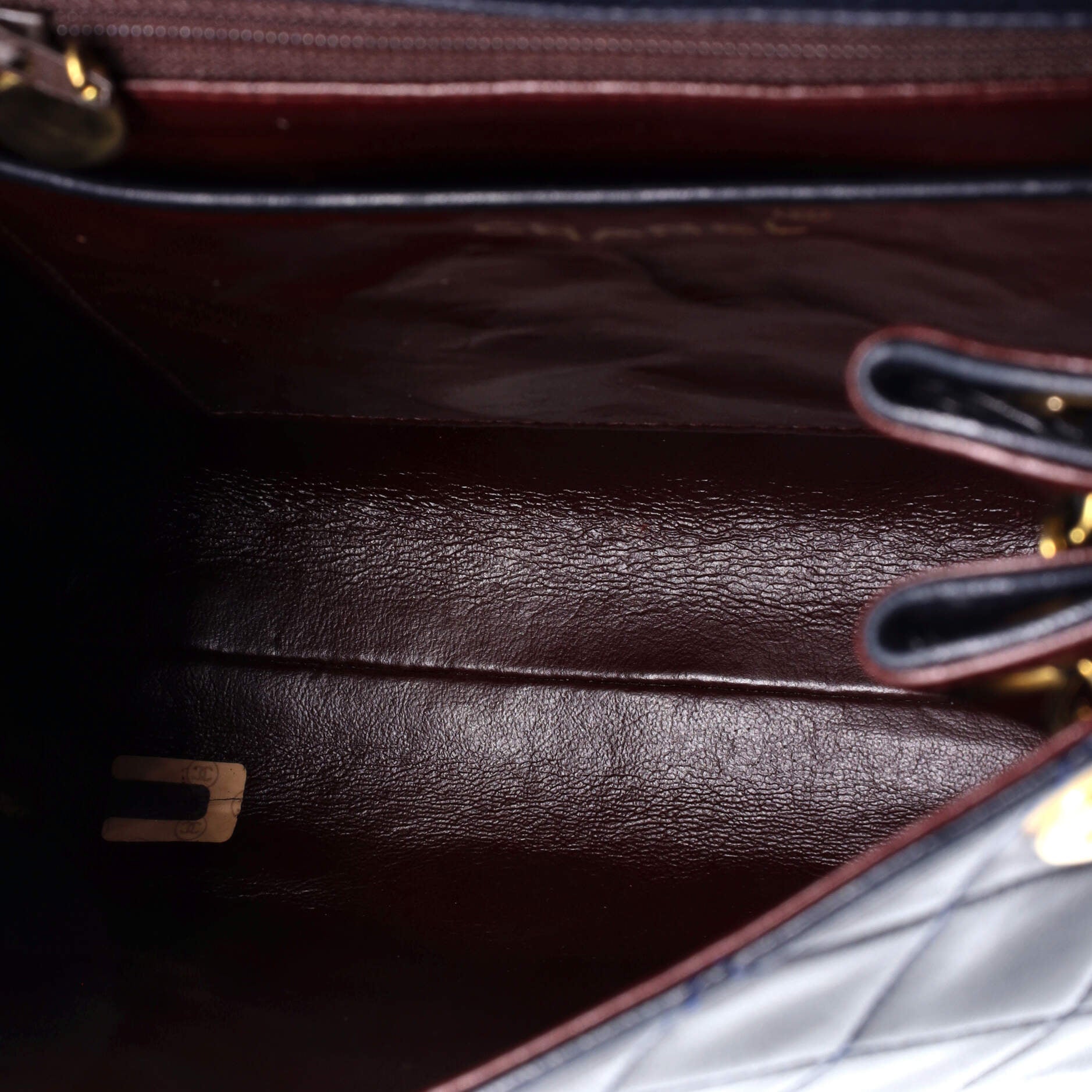 Vintage Square Classic Flap Bag Quilted Lambskin Small