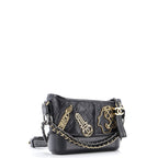 Gabrielle Hobo Embellished Quilted Aged Calfskin Small