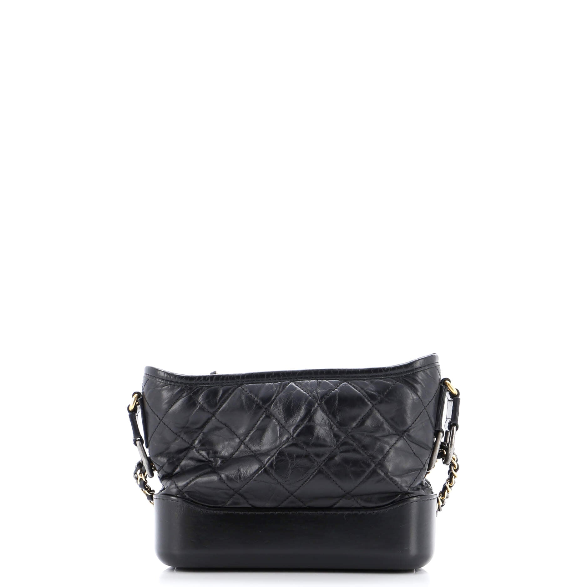 Gabrielle Hobo Embellished Quilted Aged Calfskin Small