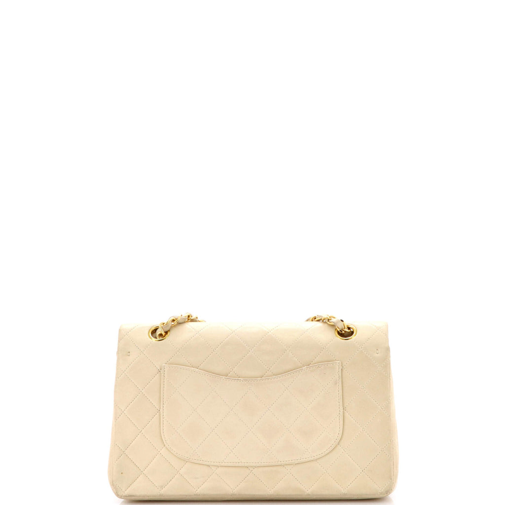 Vintage Classic Double Flap Bag Quilted Lambskin Medium