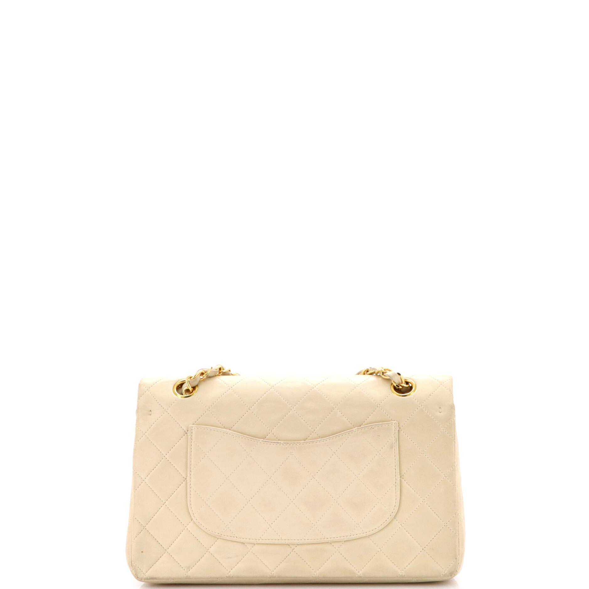 Vintage Classic Double Flap Bag Quilted Lambskin Medium