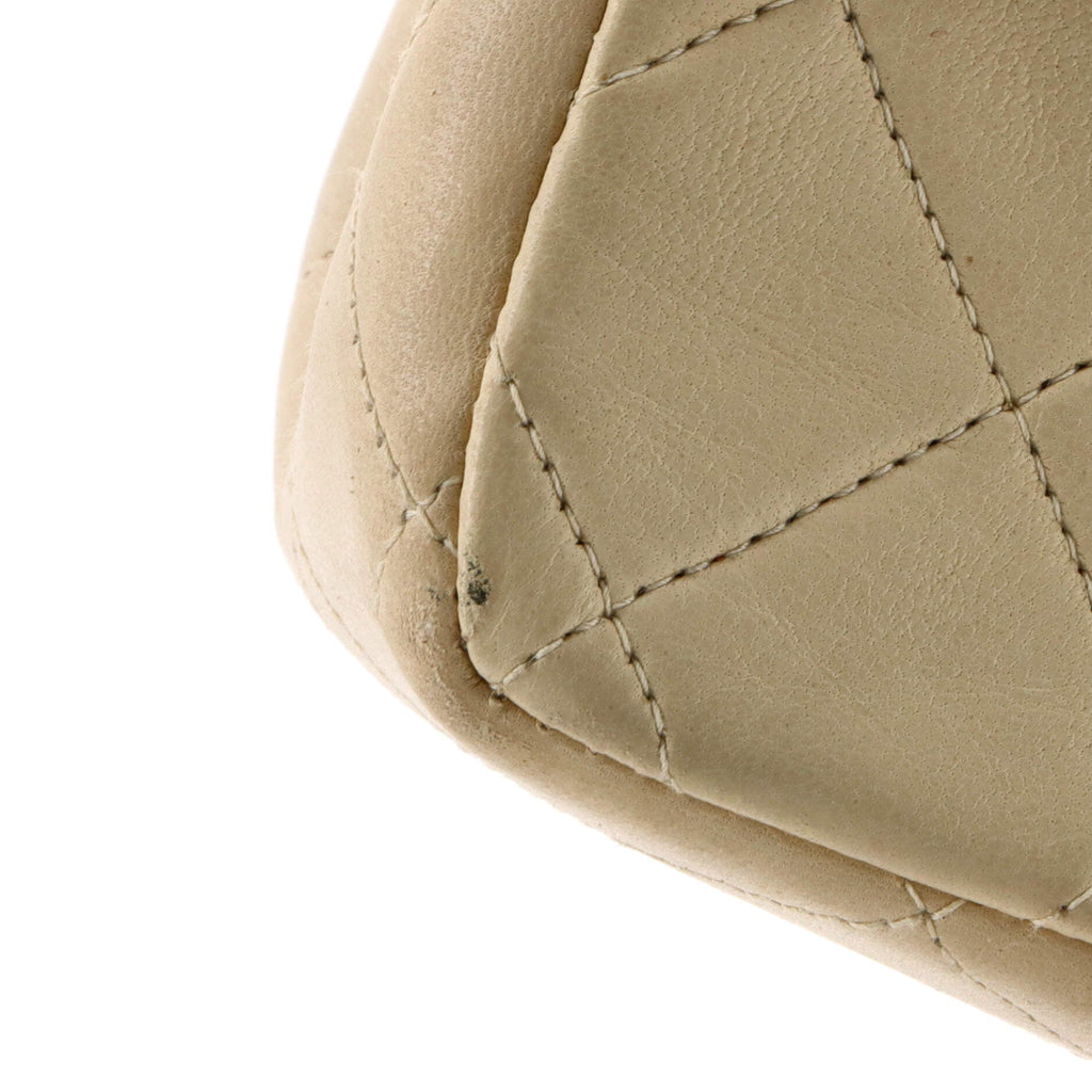 Vintage Classic Double Flap Bag Quilted Lambskin Medium