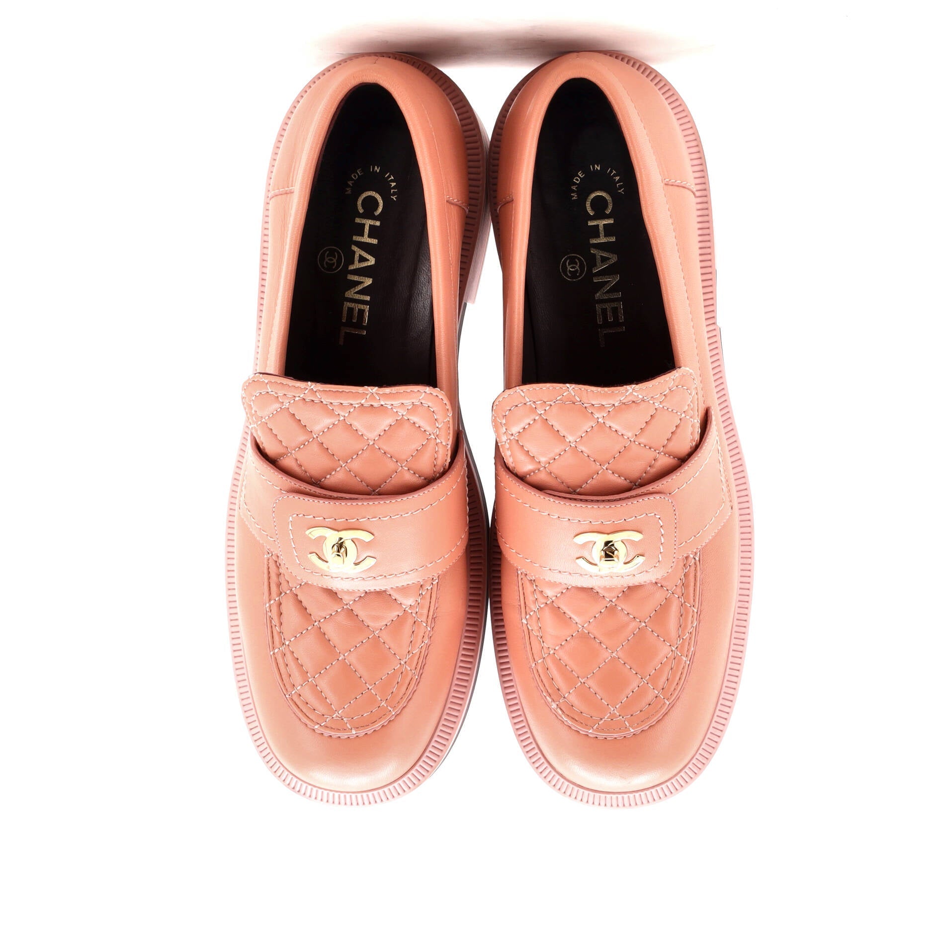 Women's CC Loafers Quilted Leather
